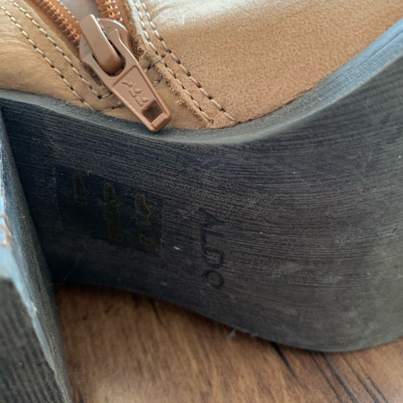 Aldo suede over knee boots chestnut brown sz 8.5 - Picture 5 of 11